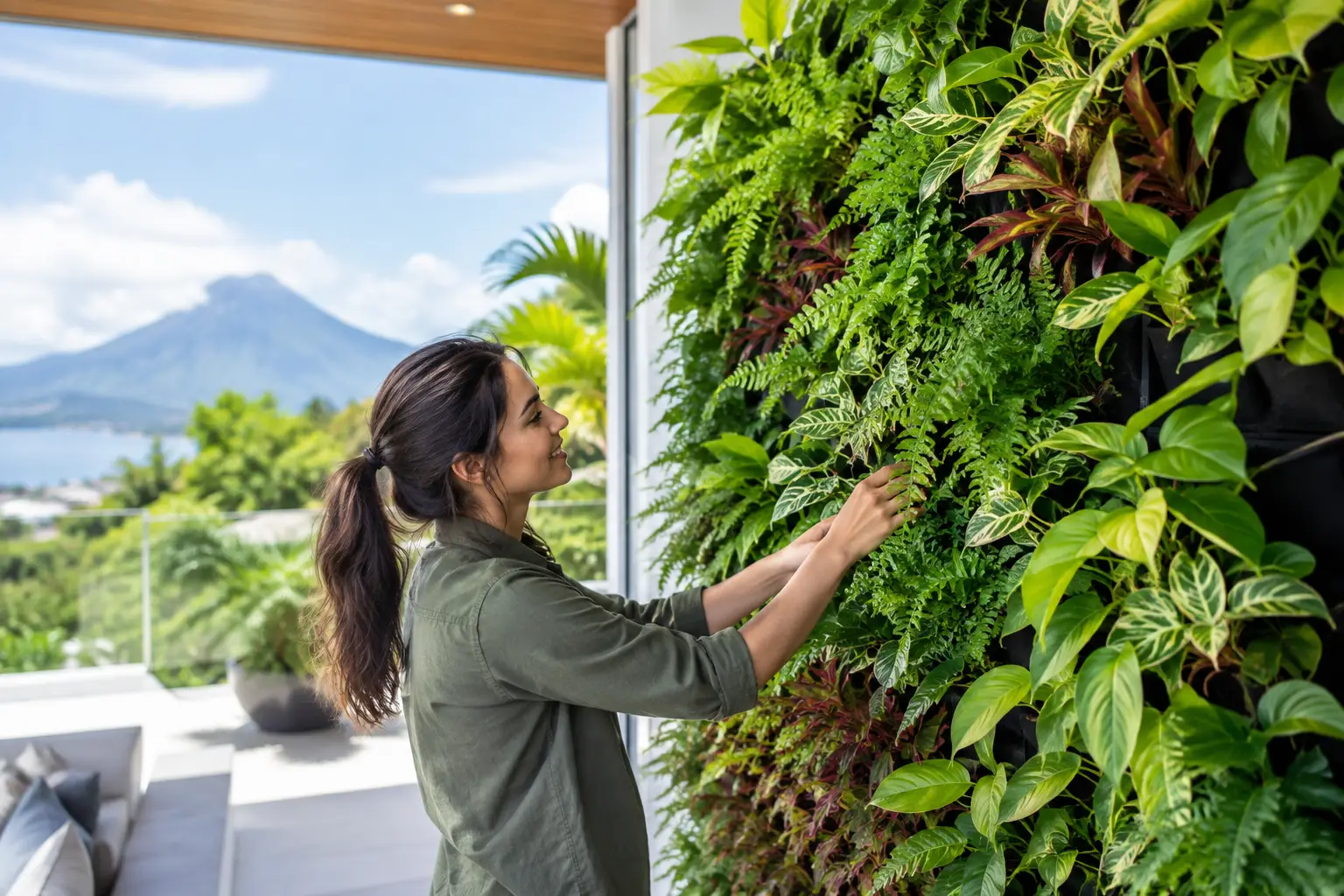 Jardines verticales Costa Rica que sí perduran